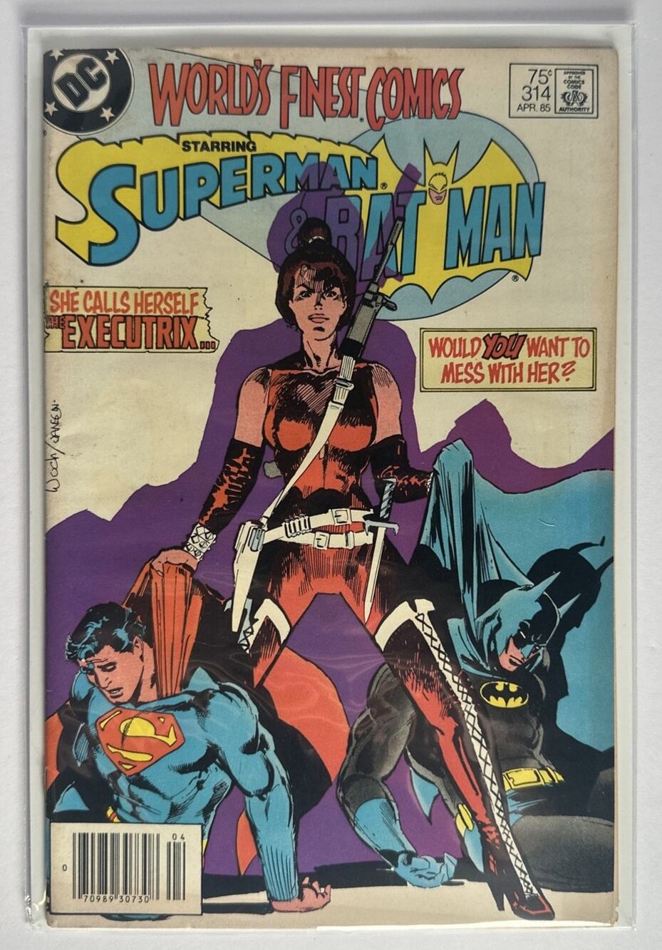 World's Finest Comics #314 Newsstand DC Comics Superman & Bat Man 1985